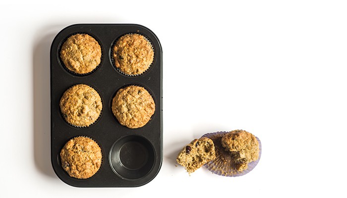Muffins Muffins de centeno y espelta