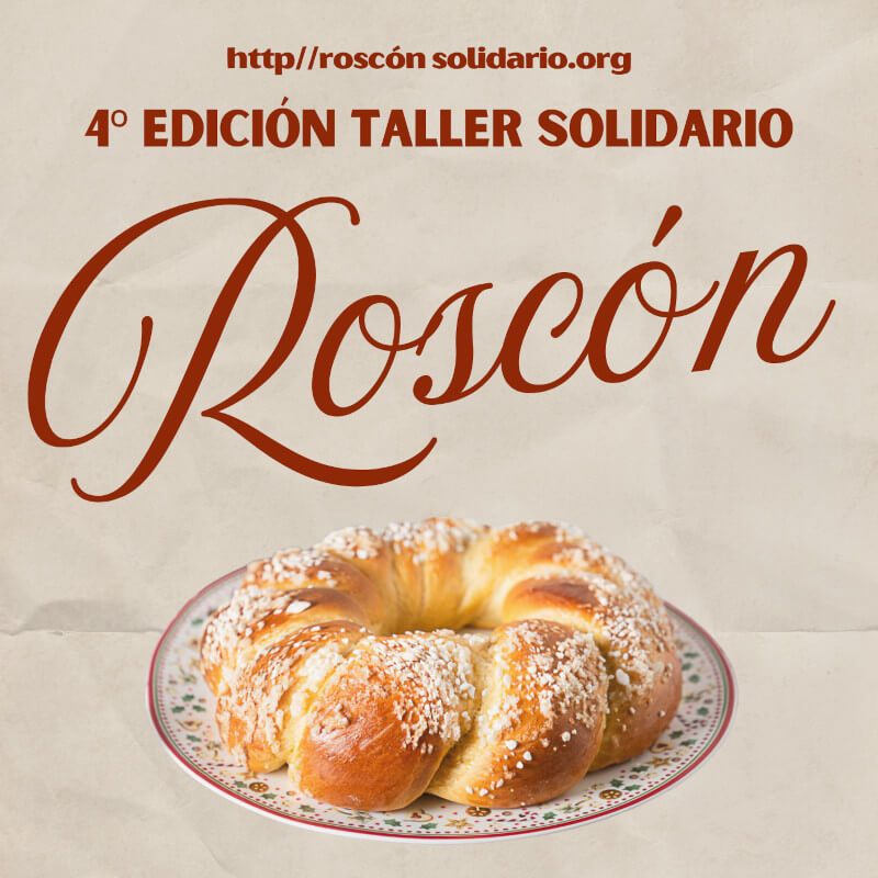 Taller de roscon solidario de Mónica Prego