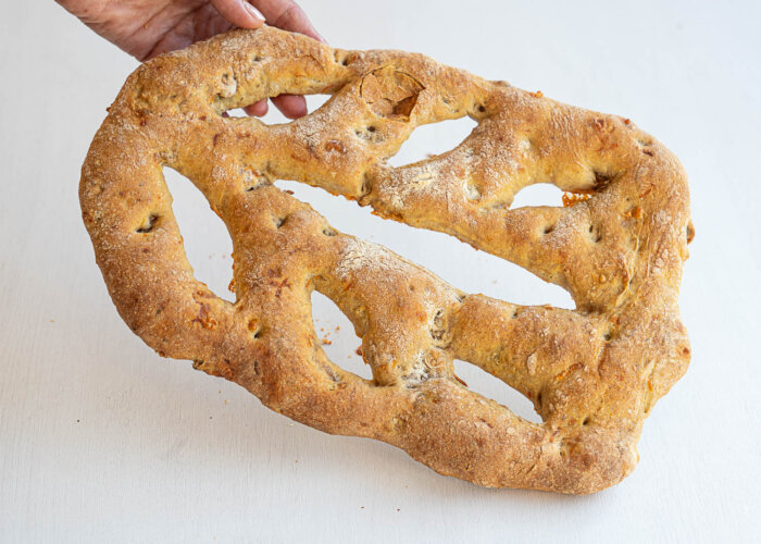 Fougasse: la focaccia que germinó