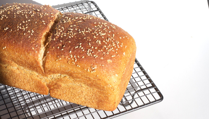 Receta de pan de molde con harina integral de centeno ecológica