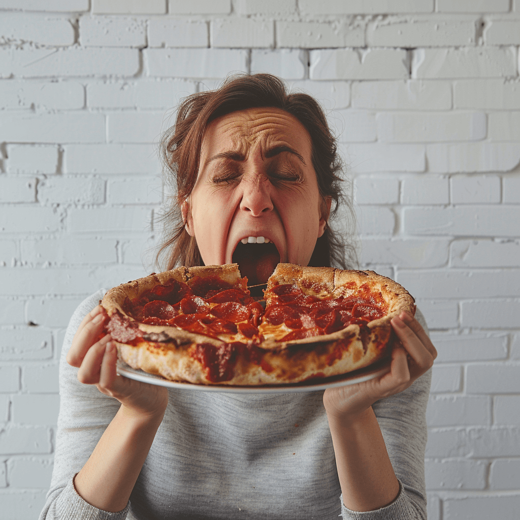 No te puedes comer toda la deep dish pizza